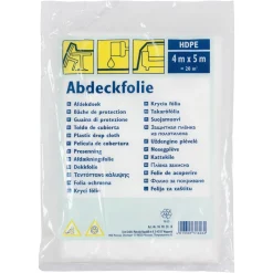 Abdeckfolie Malerfolie Renovierplane 4x5m 20m² | 5my