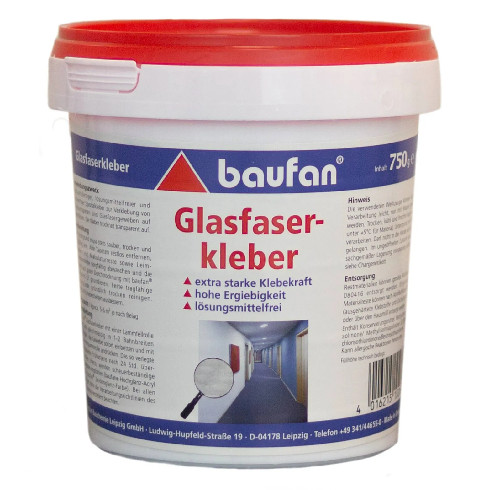 Baufan Glasfaserkleber 750g Klebstoff gebrauchsfertig