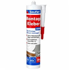 baufan Montagekleber express weiß Kraftkleber 280 ml