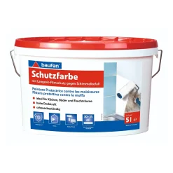 Baufan Schutzfarbe 5 l Schimmel Küchenfarbe Badfarbe