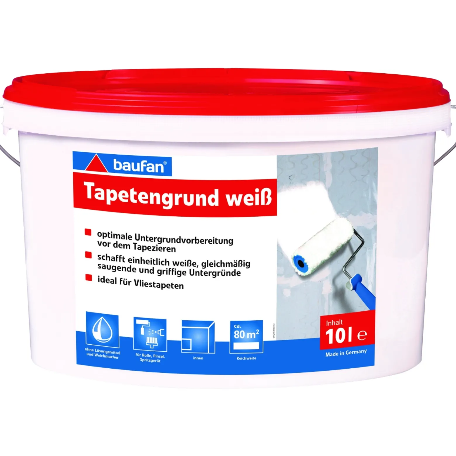 Baufan Tapetengrund lösungsmittelfrei 10 L weiß