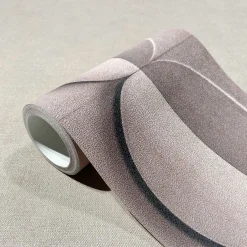 Bordüre Betonoptik 3D Effekt Grafik Rosa Grau 34494