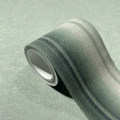 Bordüre 3D Effekt Stuckelement Grün Grau 34454