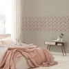 Bordüre Fliesen 3D Effekt Kreise Beige Grau 34469