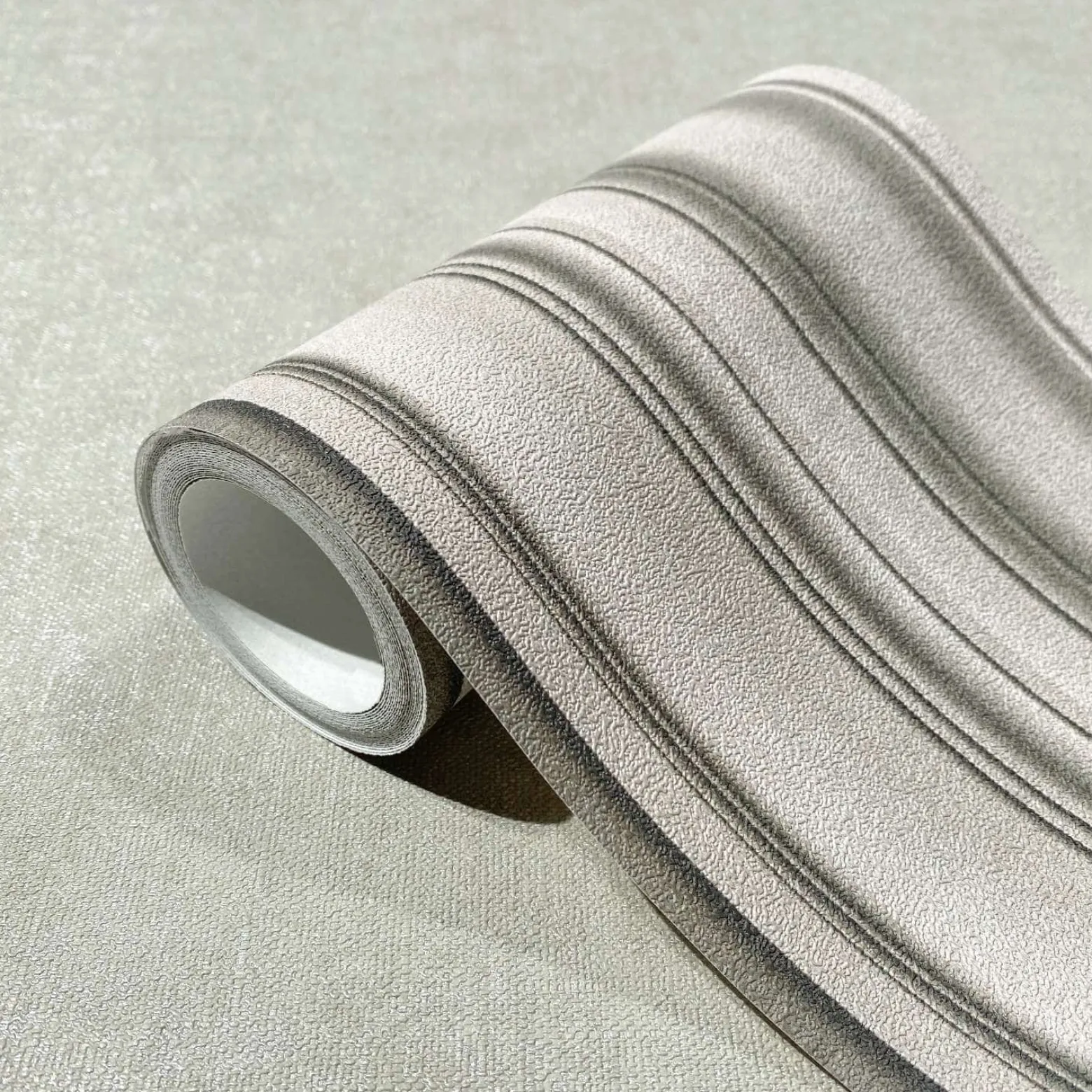 Bordüre Stuckleiste 3D Optik Struktur Beige Grau 34459