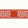 Borte Versace Home Medusa-Kopf rot weiß gold 93522-1