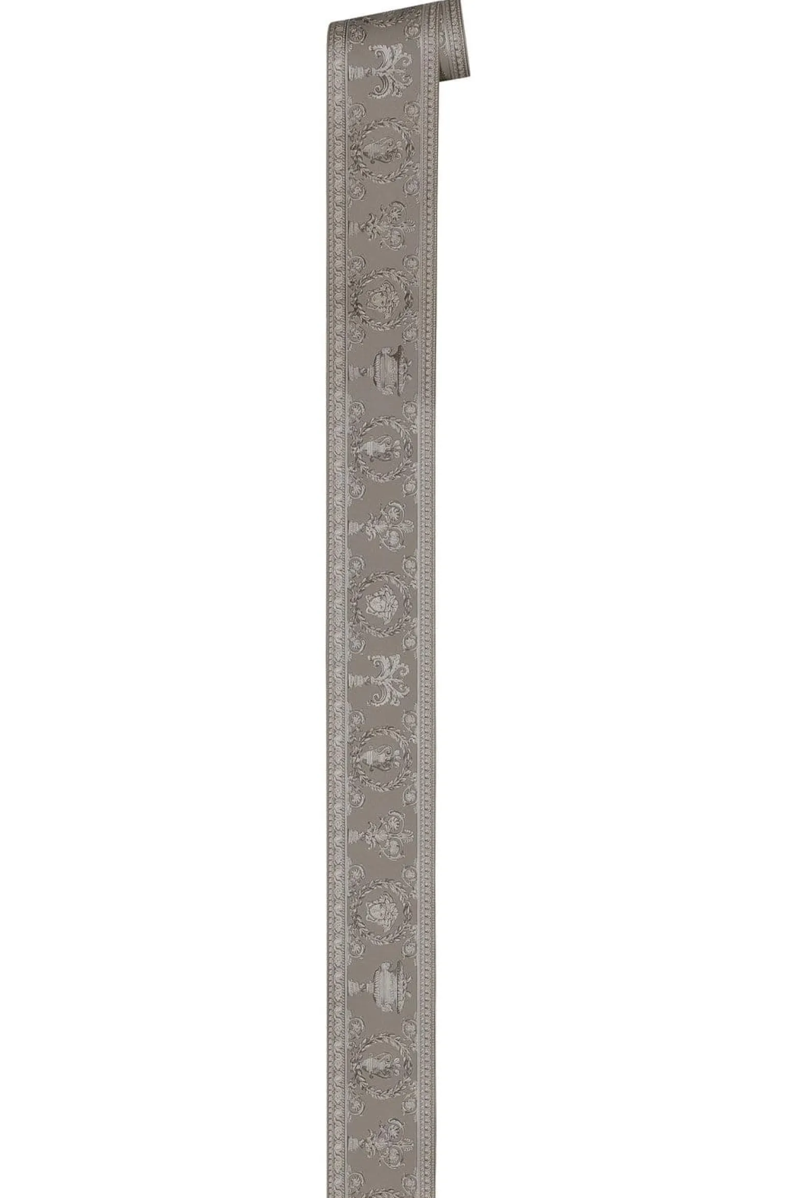 Borte Versace Home Medusa Lorbeer grau silber 34305-3