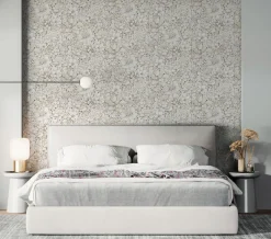 Botanica Vliestapete Blumen Beige Grau 33951