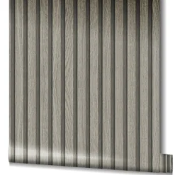 Botanica Vliestapete Holz Paneele Grau Beige 33959