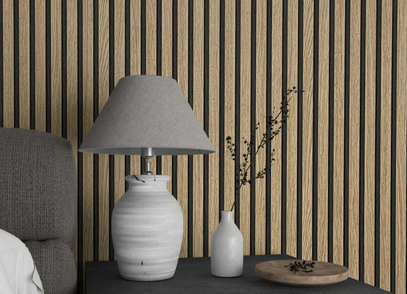 Botanica Vliestapete Holz Paneele Braun Beige 33960