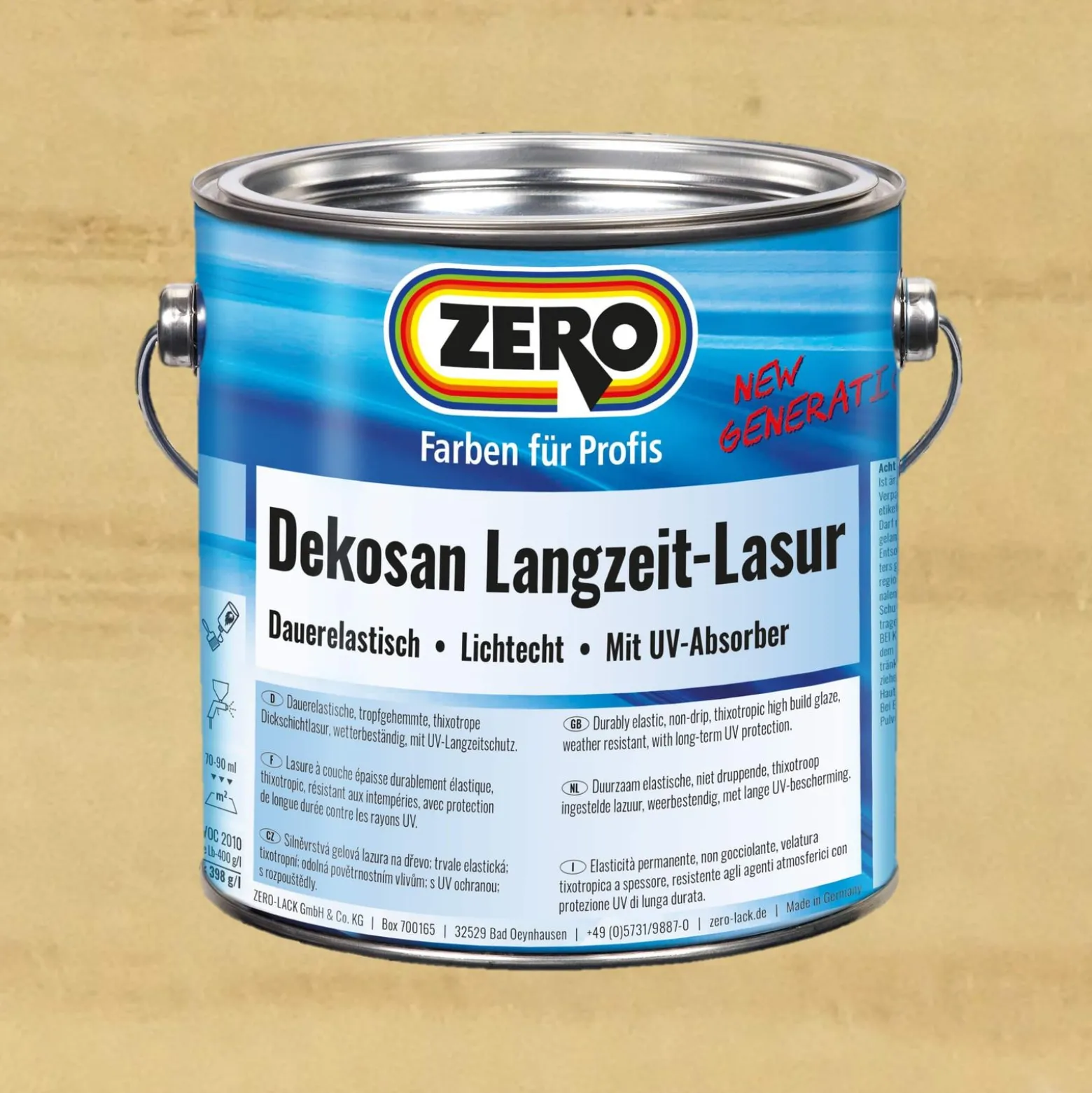 Dekosan Langzeit Lasur AF Holz Außen + Innen 750 ml