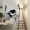 Digitaldruck Aquarell Vögel Schwarz Weiß Grau 34595