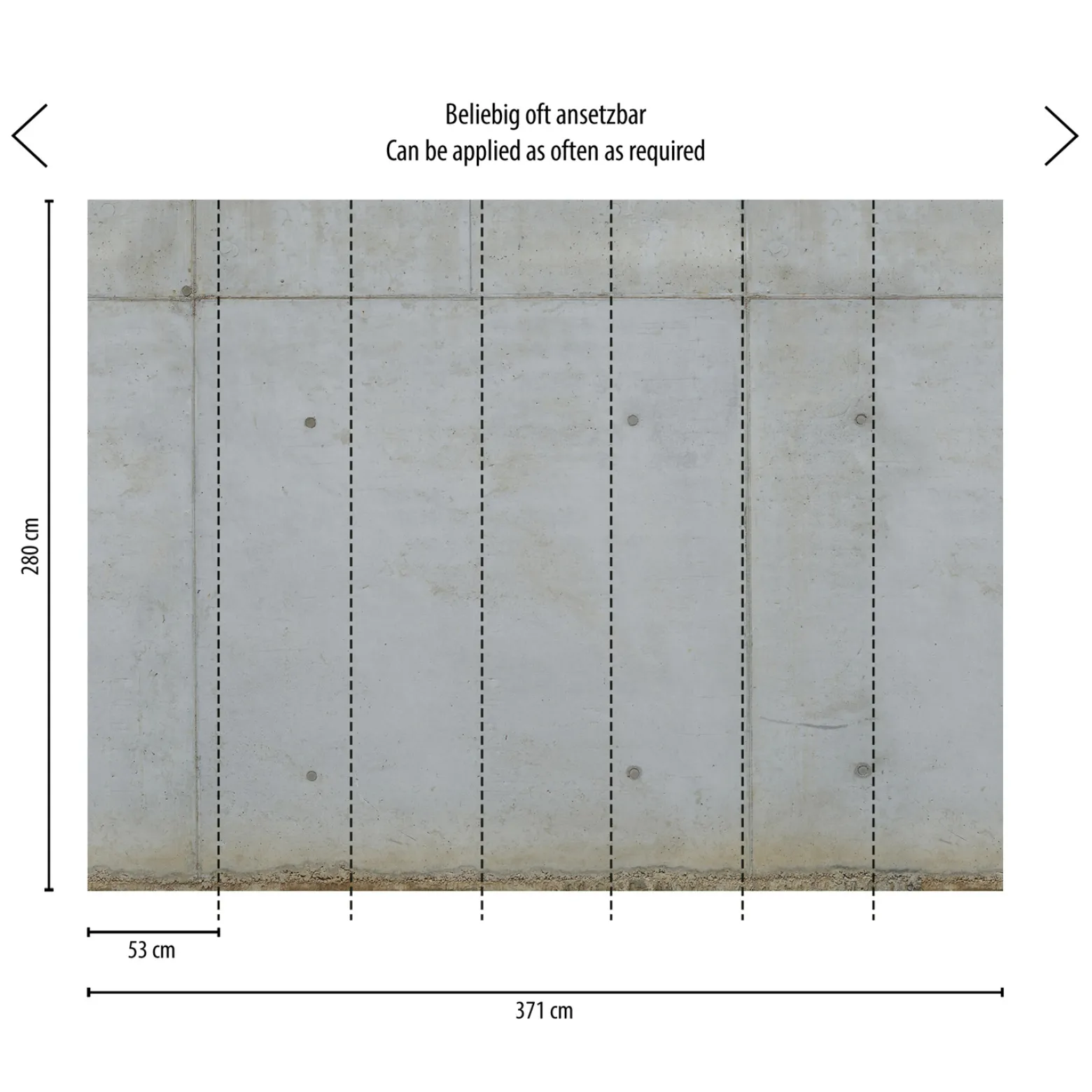 Digitaldruck Beton Optik Shabby Grau Beige 39225-1