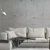 Digitaldruck Beton Optik Shabby Mauer Grau 39254-1