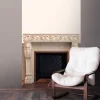Digitaldruck Daniel Hechter Kamin Altbau Creme Beige
