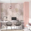 Digitaldruck Elle Grafik Floral Blumen Rosa 2268-10