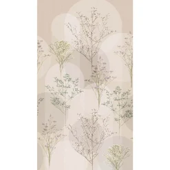 Digitaldruck Elle Grafik Floral Blumen Beige 2268-20