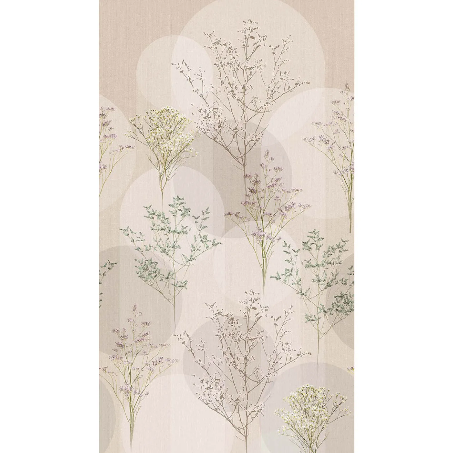 Digitaldruck Elle Grafik Floral Blumen Beige 2268-20