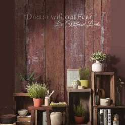 Digitaldruck Elle Holzoptik Shabby Braun 2272-20