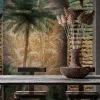 Digitaldruck Fototapete Orientalisch Palme braun DD118827