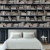 Digitaldruck Foto-Vliestapete Bücherwand | A36801