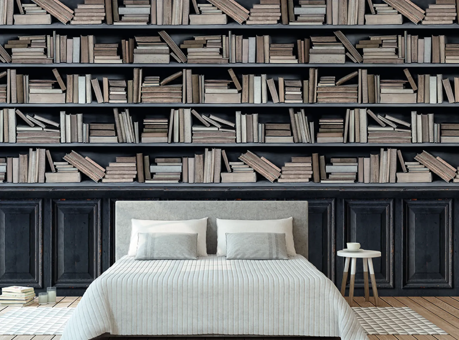Digitaldruck Foto-Vliestapete Bücherwand | A36801