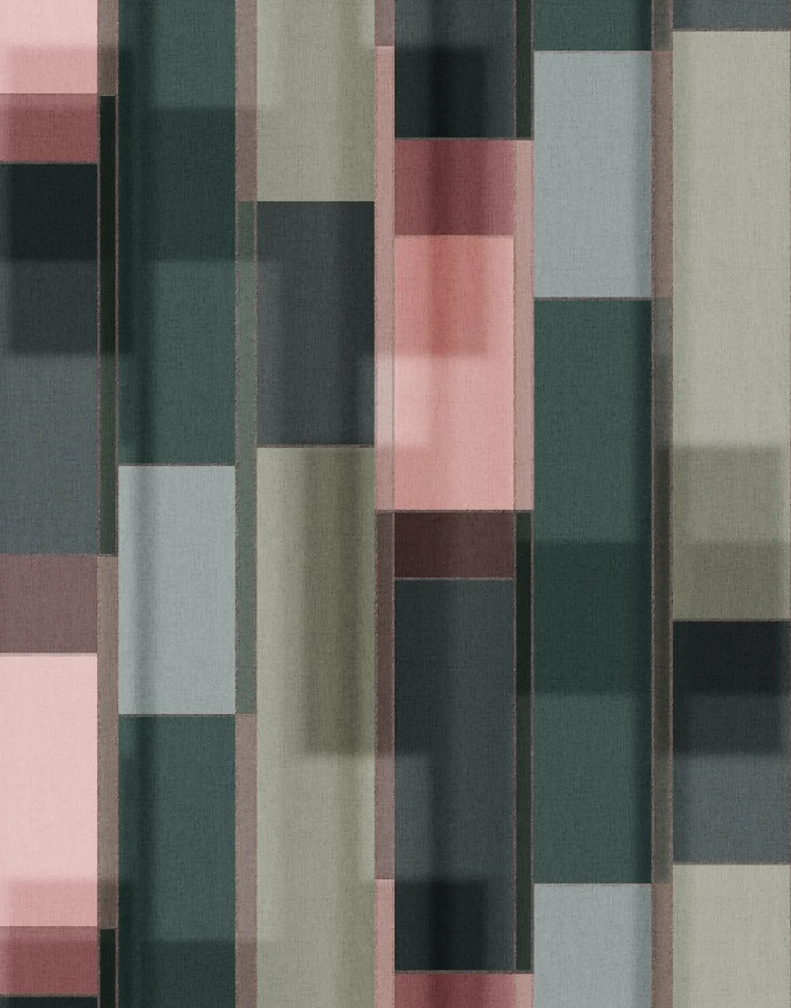 Digitaldruck Grafik Balken rosa grün blau 32753
