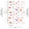 Digitaldruck Prinzessinen Einhörner Creme Rosa 39193-1