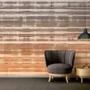 Digitaldruck Vlies-Fototapete Querstreifen beige DD116593