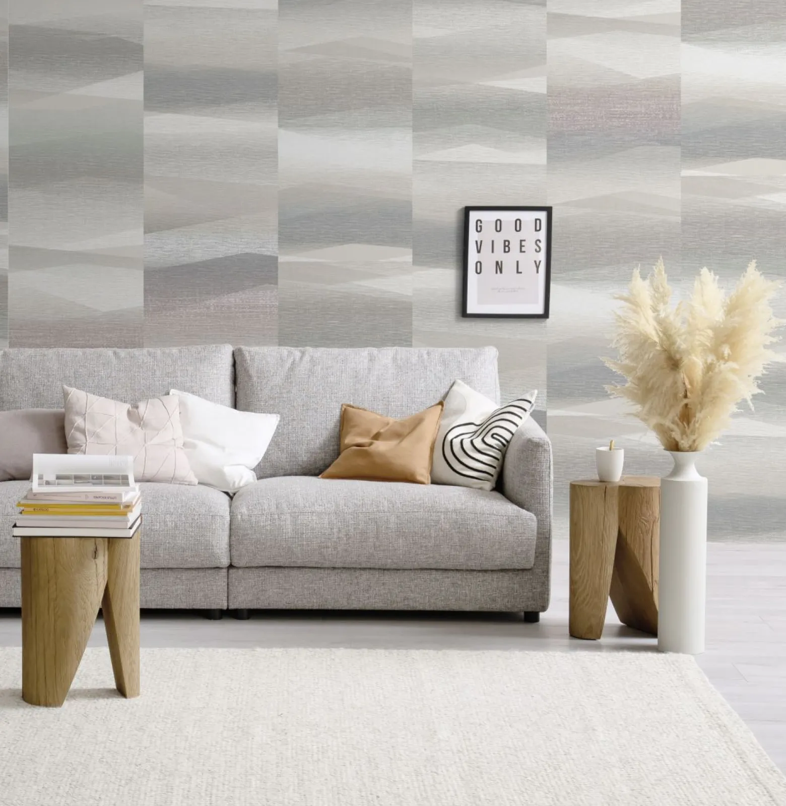 Digitaldruck Vlies Grafik Dünen Beige Grau 33120