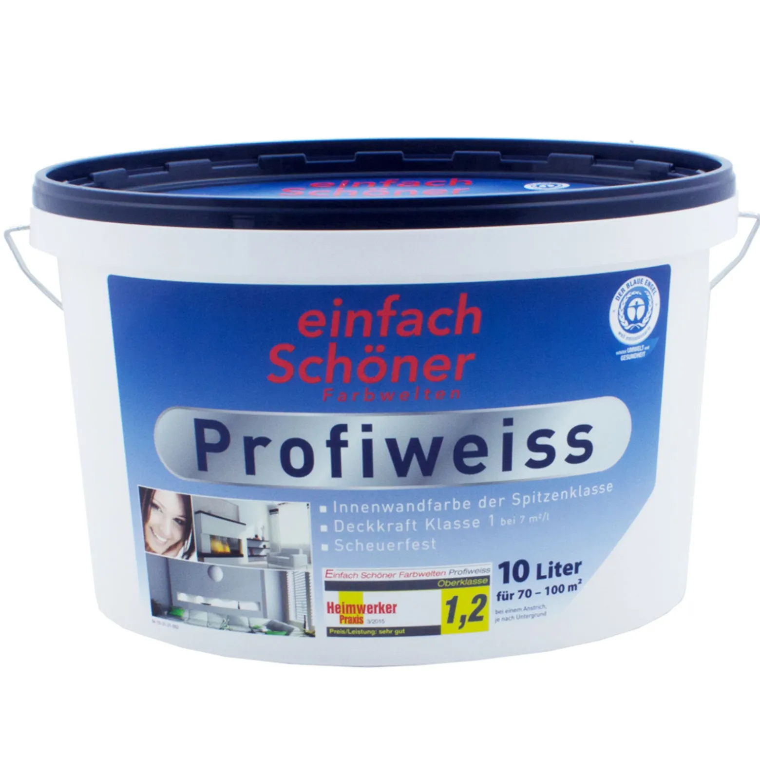 Einfach Schöner Profiweiss Innen Wandfarbe Farbe 10l