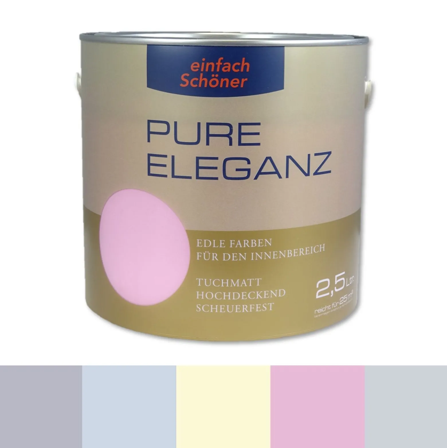 einfach Schöner Pure Eleganz Wandfarbe scheuerfest 2,5L