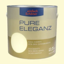 einfach Schöner Pure Eleganz Wandfarbe scheuerfest 2,5L