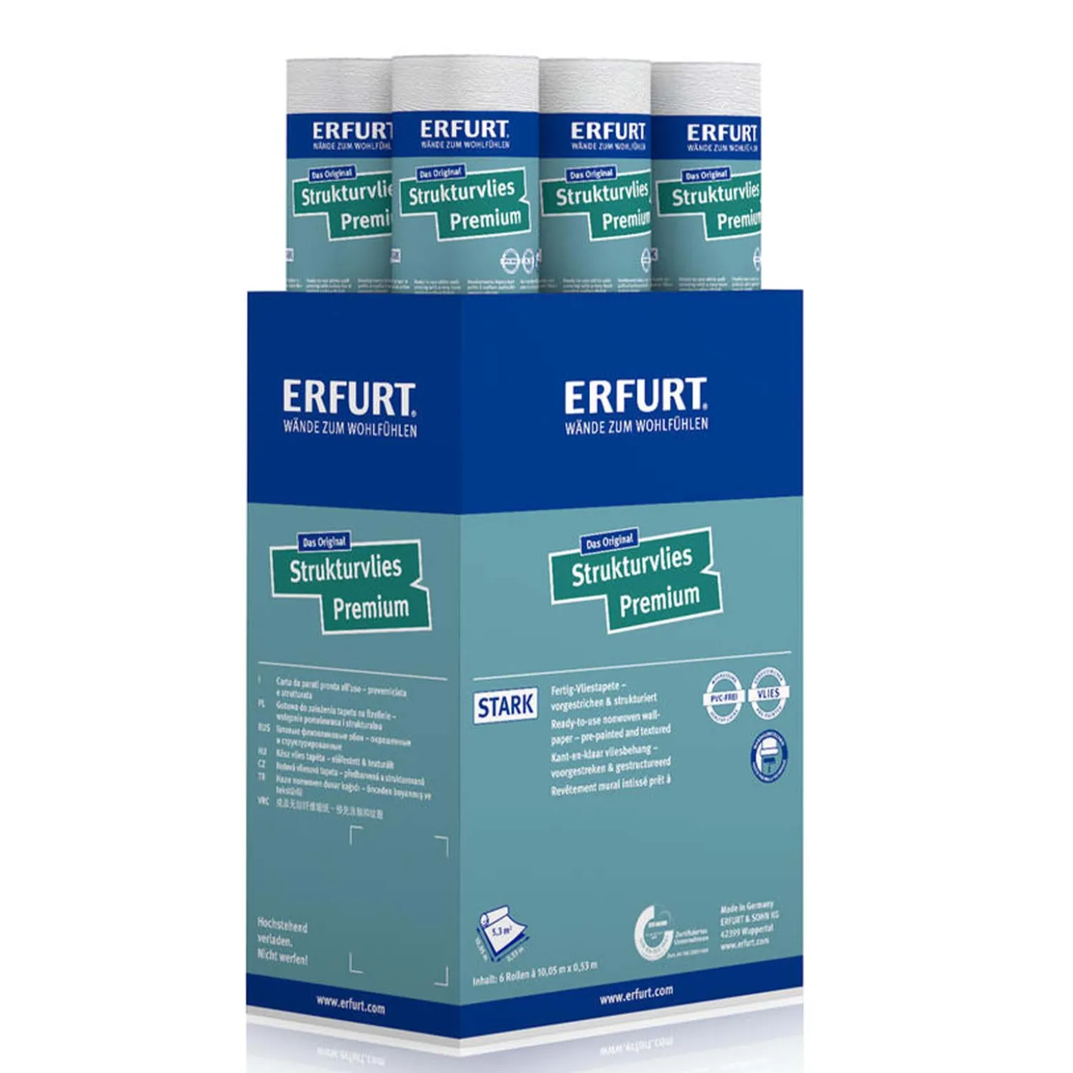 Erfurt Strukturvlies Premium 503 Holzoptik Vliestapete