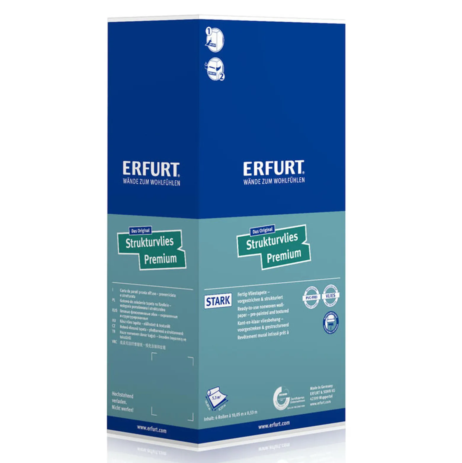 Erfurt Strukturvlies Premium 502 Muster Vliestapete