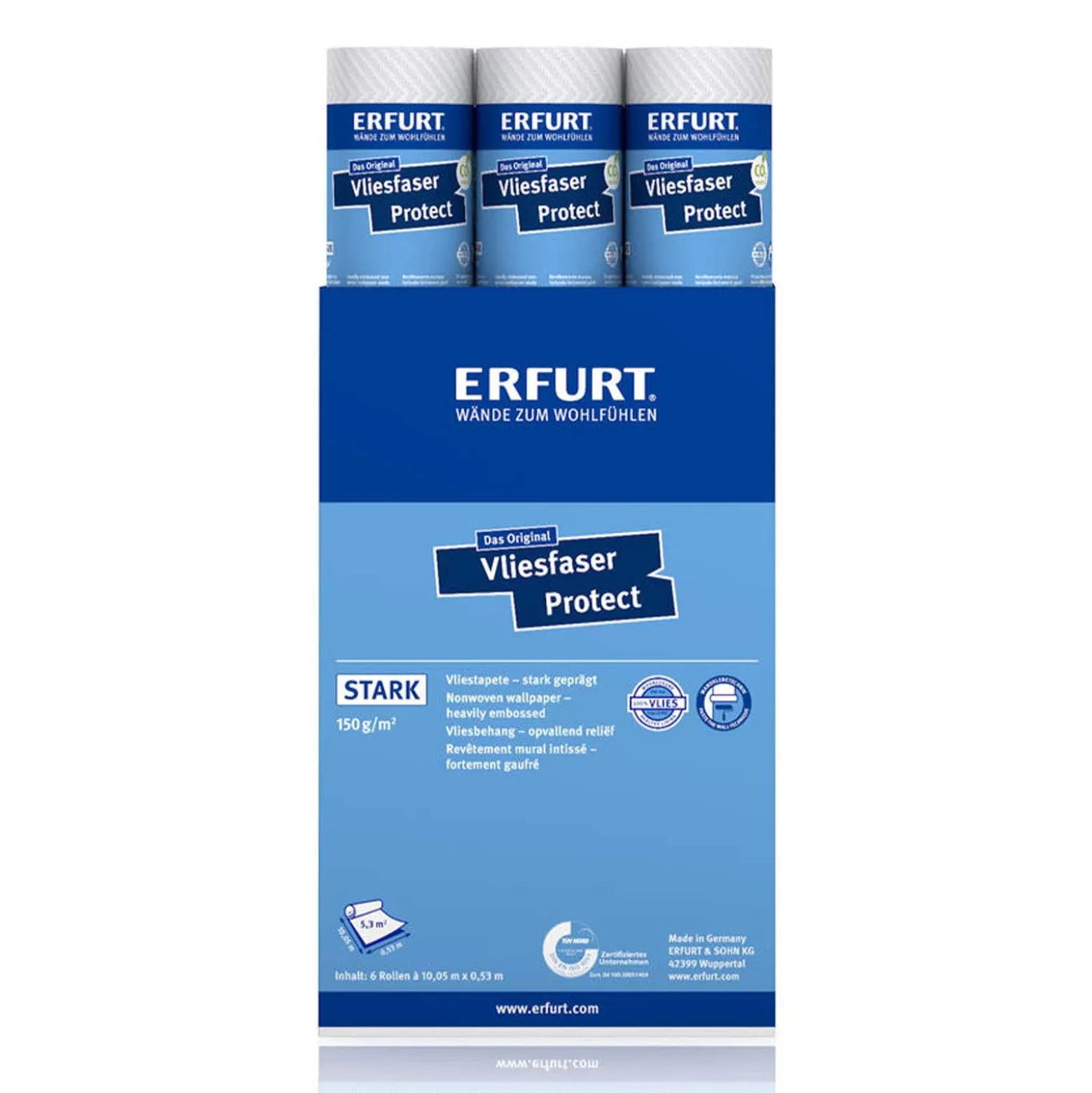 Erfurt Vliesfaser Protect 207 Vliestapete atmungsaktiv