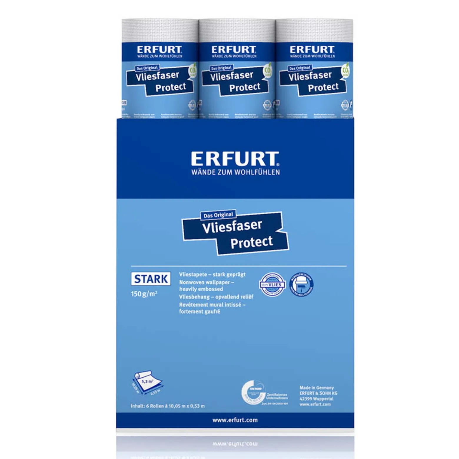 Erfurt Vliesfaser Protect 201 Vliestapete atmungsaktiv