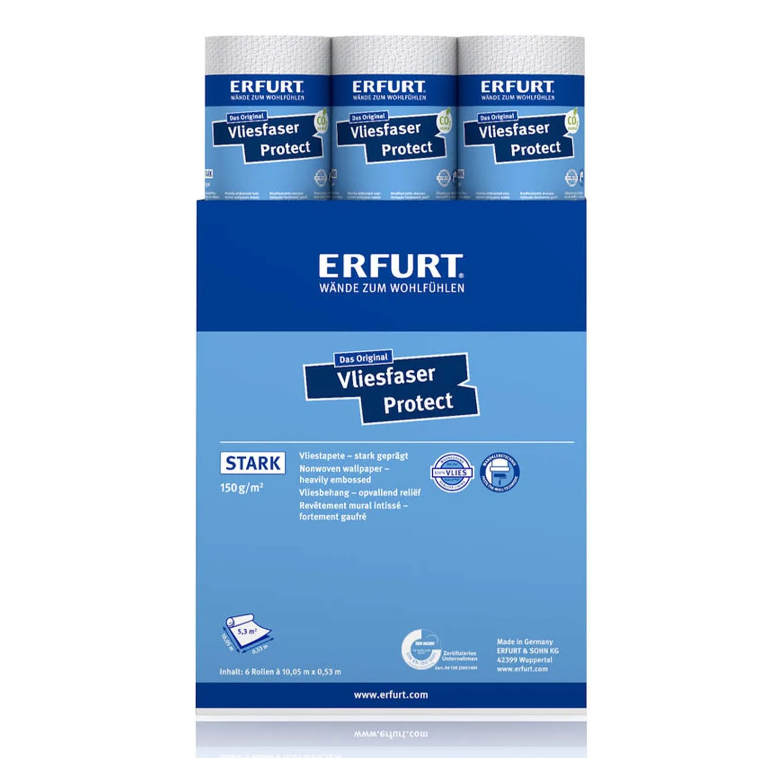 Erfurt Vliesfaser Protect 205 Vliestapete atmungsaktiv