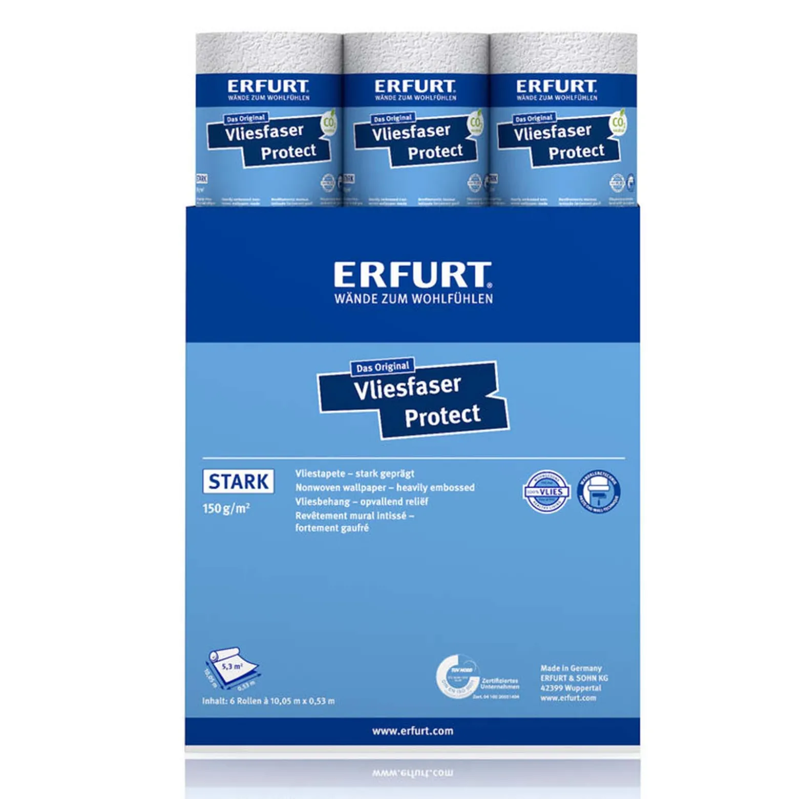 Erfurt Vliesfaser Protect 204 Vliestapete atmungsaktiv