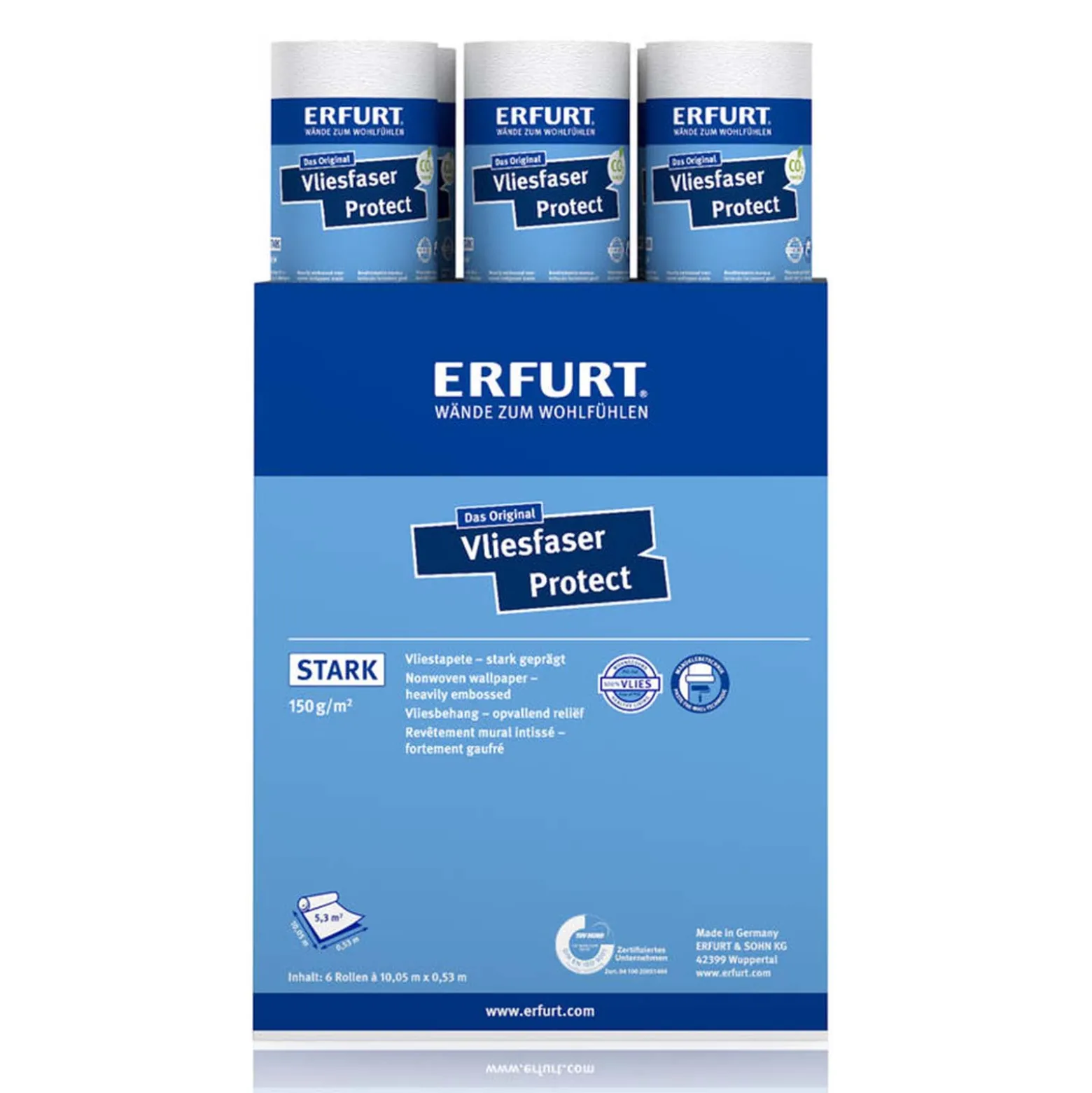 Erfurt Vliesfaser Protect 214 Vliestapete atmungsaktiv