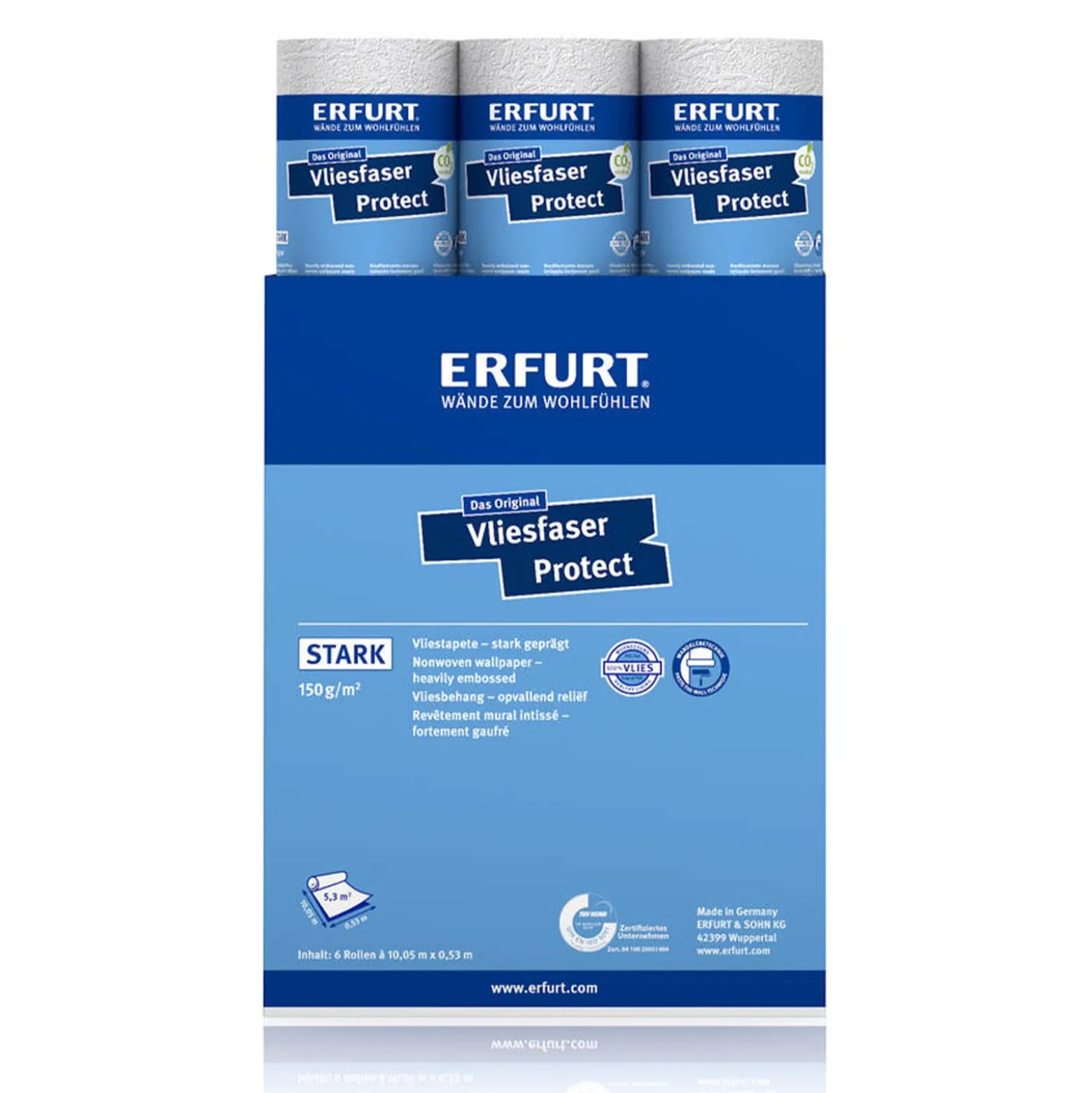 Erfurt Vliesfaser Protect 209 Vliestapete atmungsaktiv