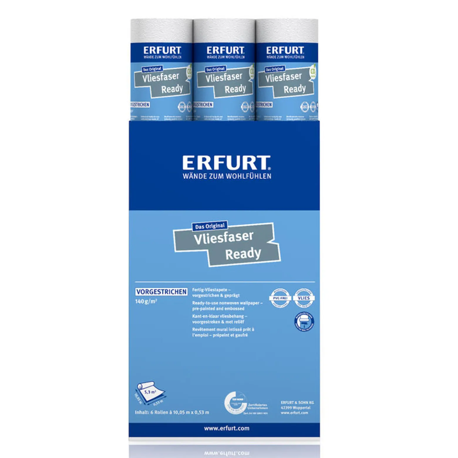 Erfurt Vliesfaser Ready 305 Vliestapete bedruckt
