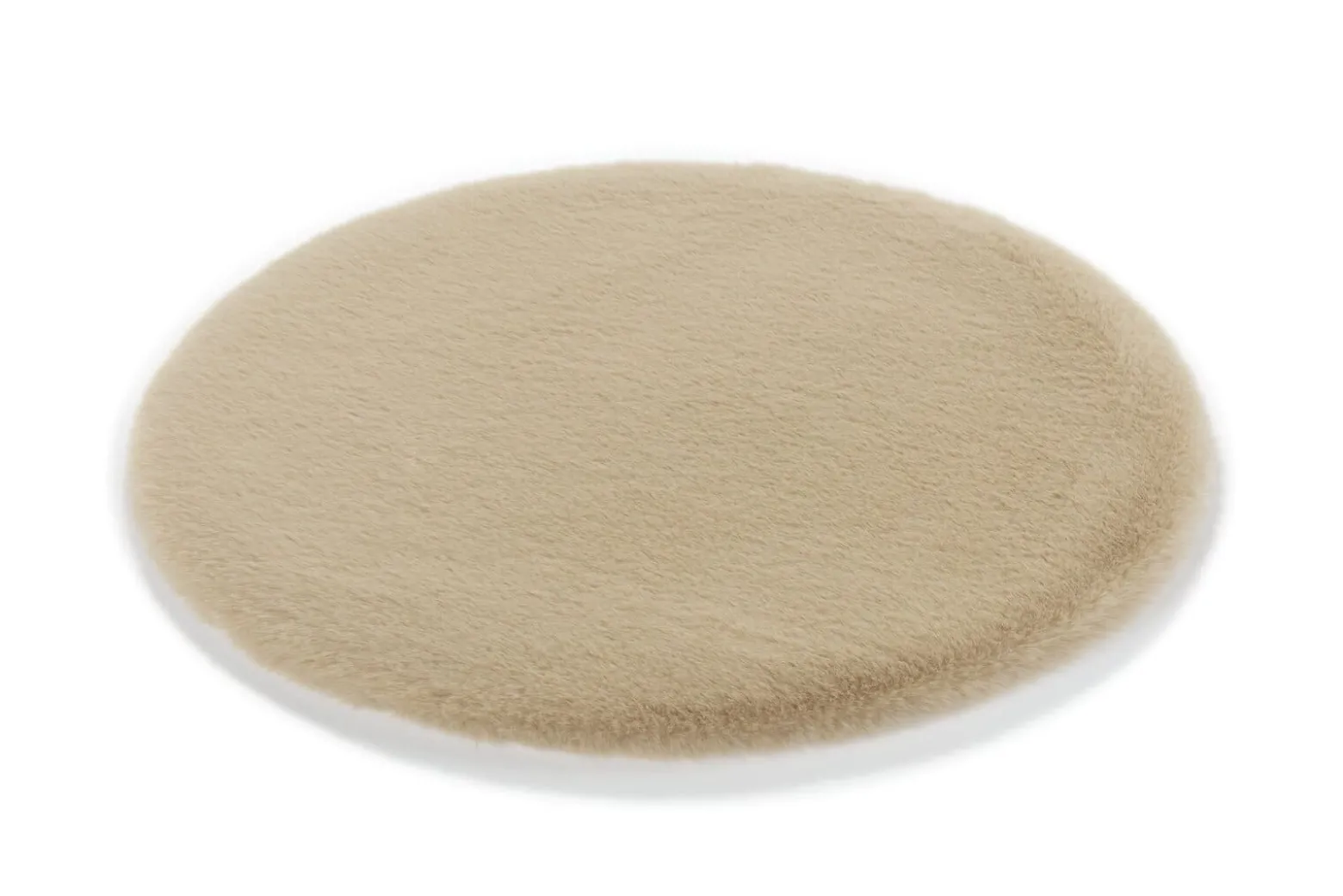 Fellteppich flauschig hellbraun Dekofell Astra Elda