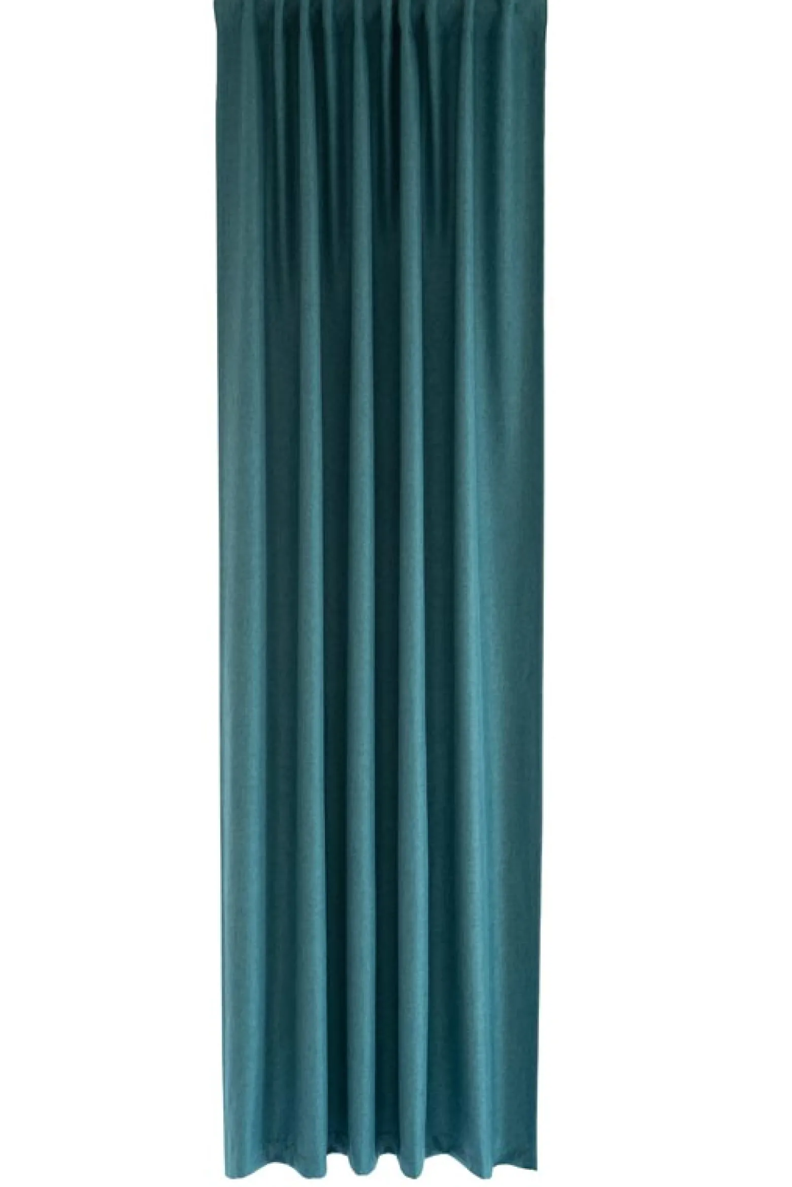 Fertigschal Uni petrol blickdicht Allen 245x140