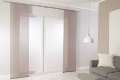 Flächenvorhang braun halbtransparent 60x245 5802-62