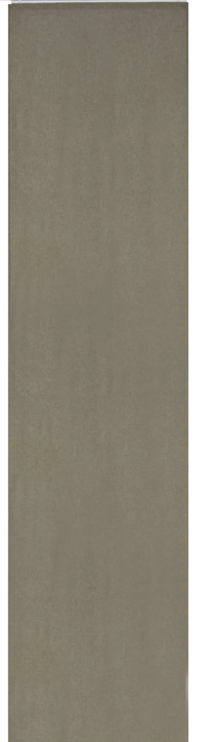 Flächenvorhang Lino 60x245 cm Uni taupe blickdicht 196240