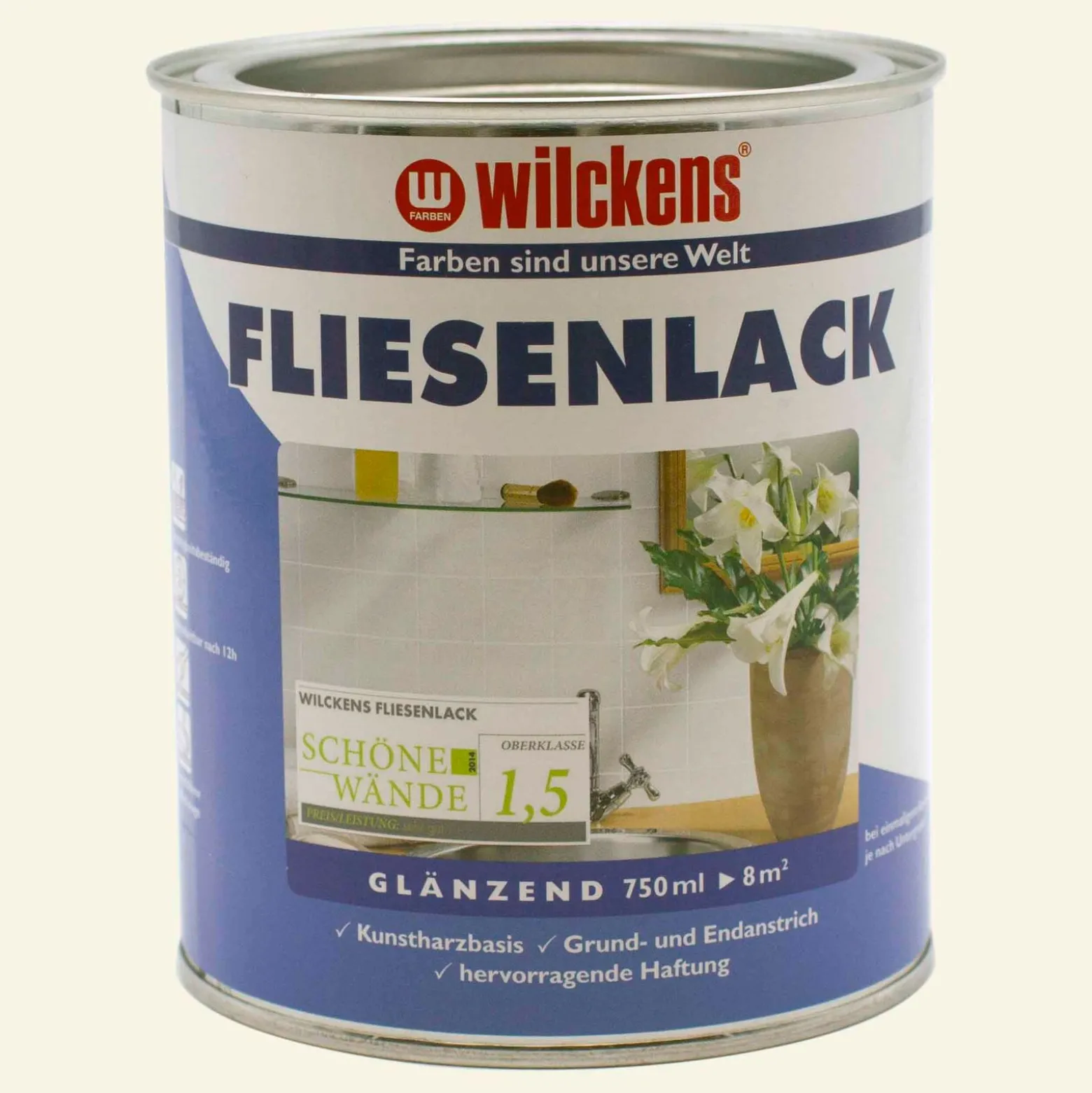 Fliesenlack Wilckens Lackfarbe Glänzend 750ml