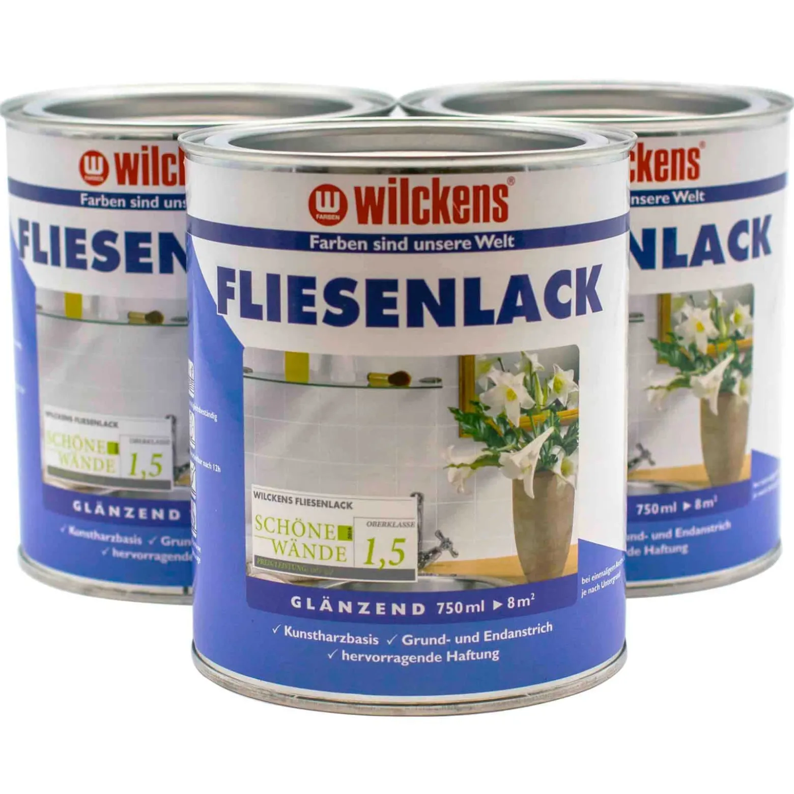 Fliesenlack Wilckens Lackfarbe Glänzend 750ml