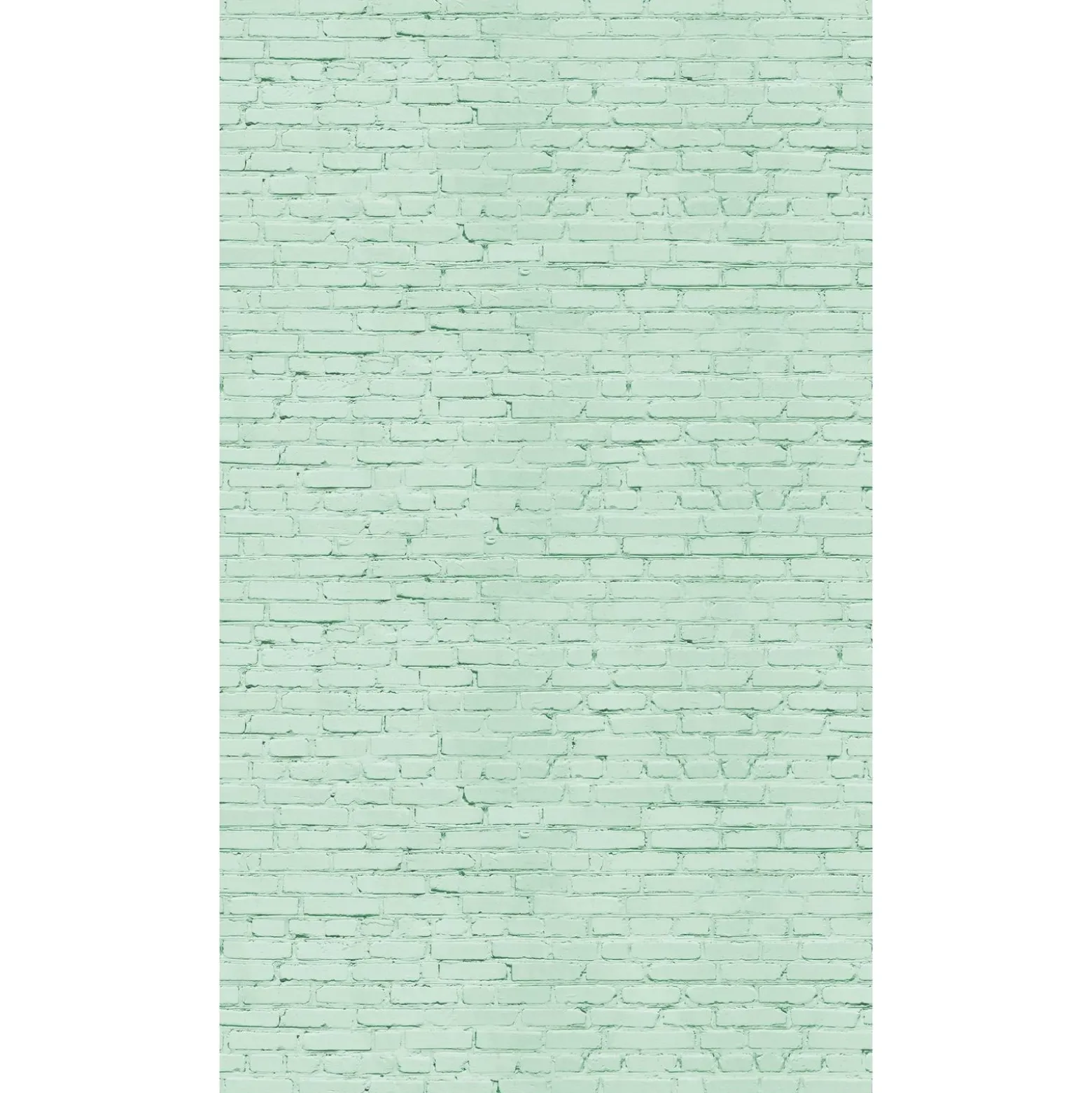 Fototapete Backstein Wand 3D-Optik Türkis 39828-1