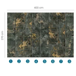 Fototapete Betonoptik Patina Steine Grau Beige 2254-10
